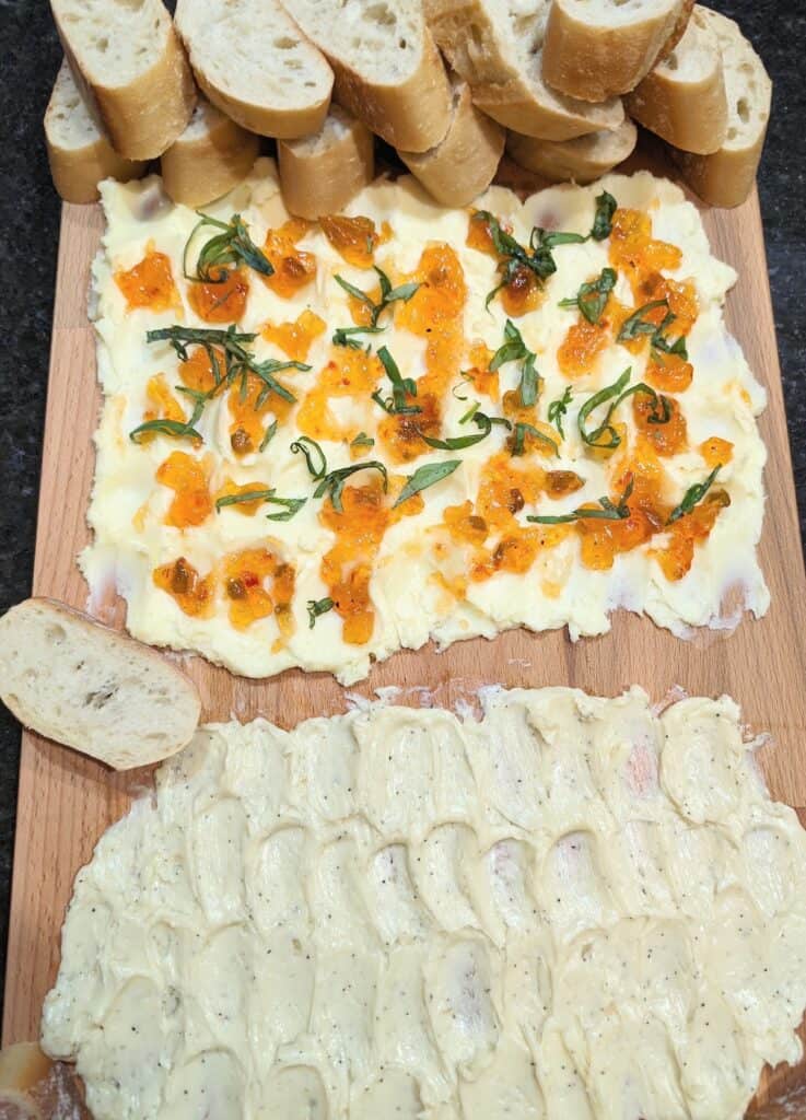 How to Host a Grazing Board Dinner - butter board