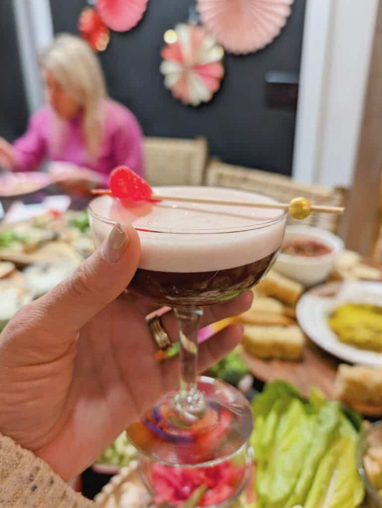 signature cocktail for Galentine's day