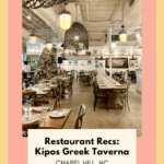 Restaurant Recommendation: Kipos Greek Taverna PIN