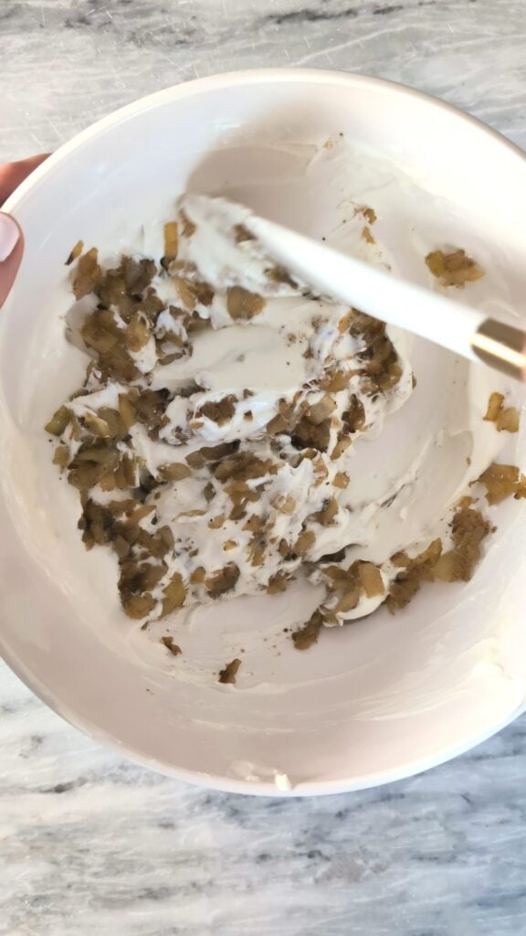 Homemade Greek Yogurt Onion Dip Recipe process shot 5