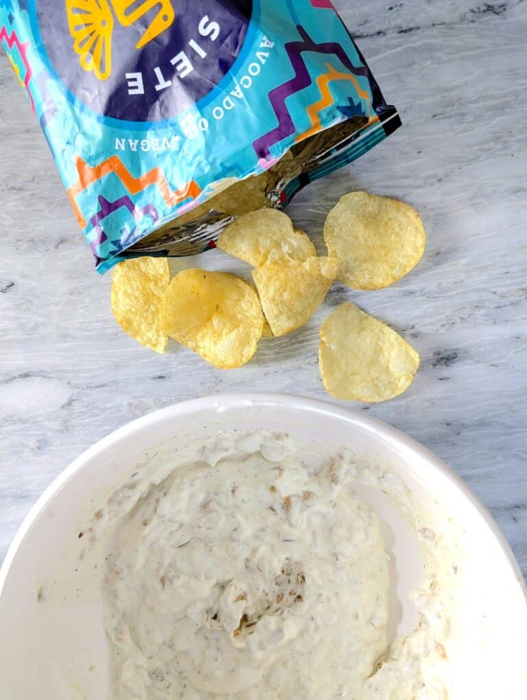 Homemade Greek Yogurt Onion Dip Recipe {High Protein}