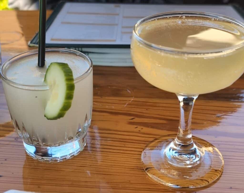 Leon's Oyster Shop drinks