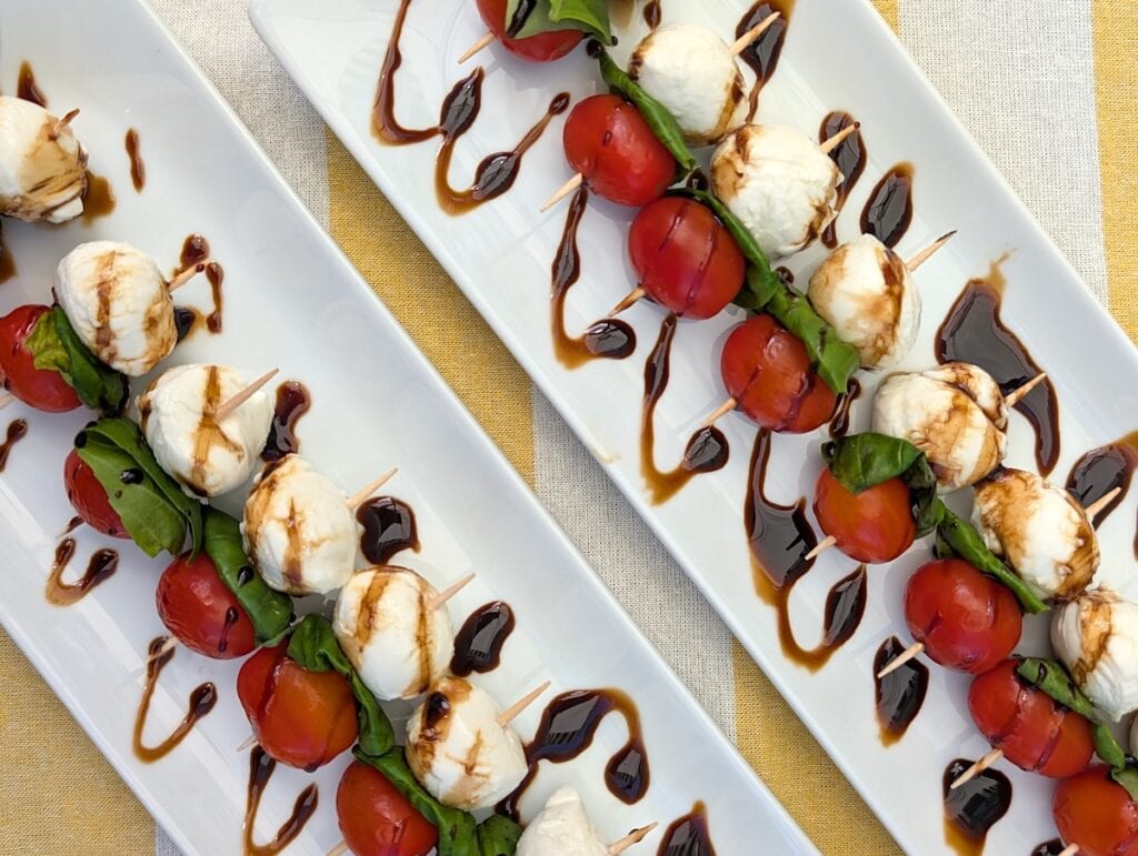 easy Caprese salad bites