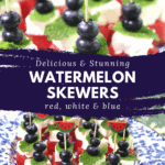 delicious watermelon feta skewers