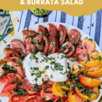 tomato & burrata salad easy appetizer