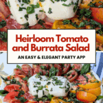 tomato & burrata salad easy and elegant app