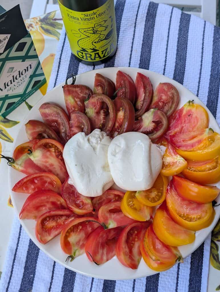 Heirloom Tomato and Burrata