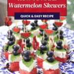 quick and easy watermelon feta skewers