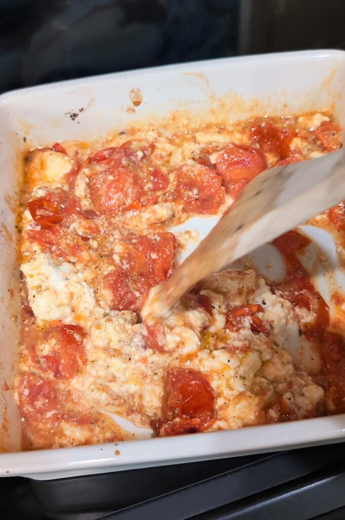 baked feta dip step 3