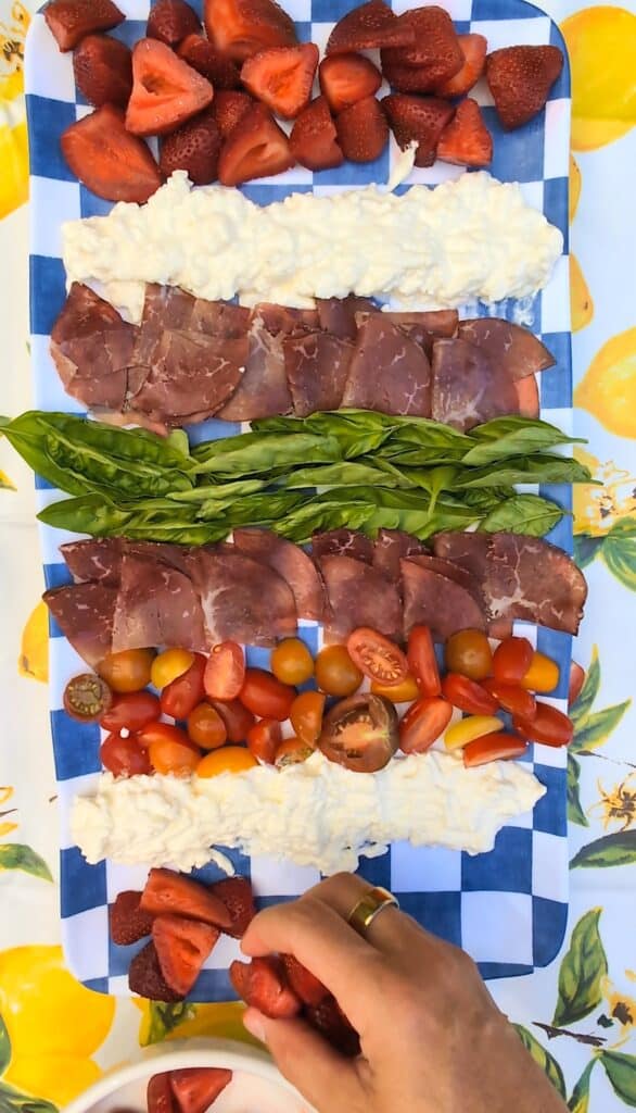 burrata board step