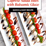 easy caprese salad bites with balsamic glaze