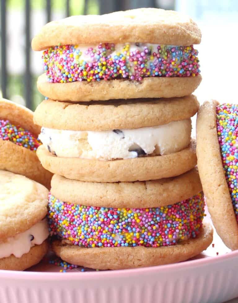 The Best 3-Ingredient Sugar Cookie Ice Cream Sandwich 