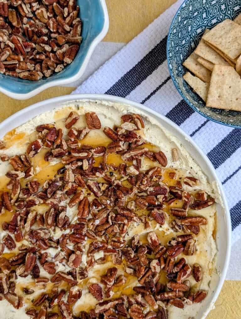 no bake boursin dip finished product