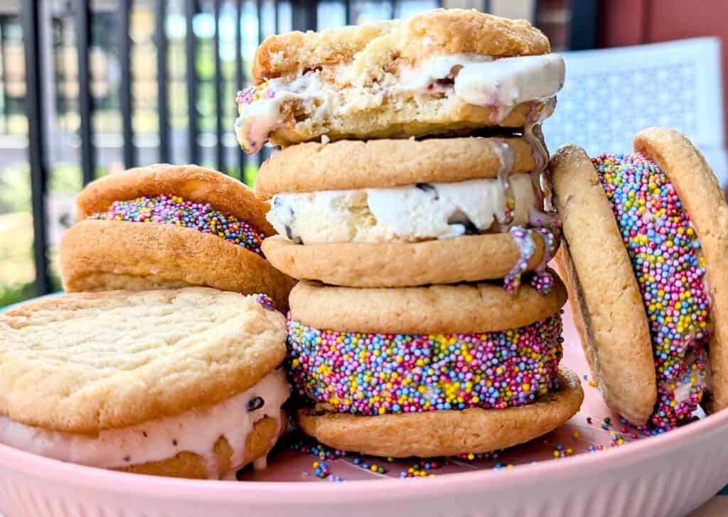3-Ingredient Sugar Cookie Ice Cream Sandwich