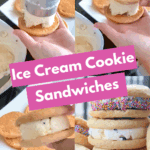 ice cream cookie sandwiches