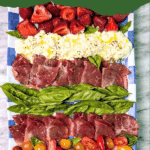 easy burrata cheese board