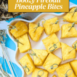 how to make Fireball Infused Pineapple Bites