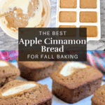 Homemade mini bread loaves made with applesauce, perfect for a cozy fall treat or holiday gift.