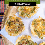 Thanksgiving side dish hacks: How to make individual green bean casseroles in pastry cups.
