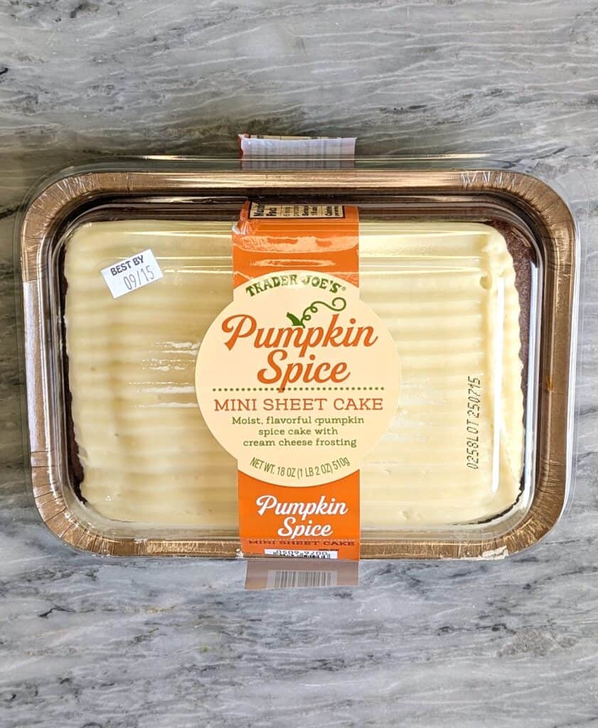 Trader Joe's Mini Sheet Cake 