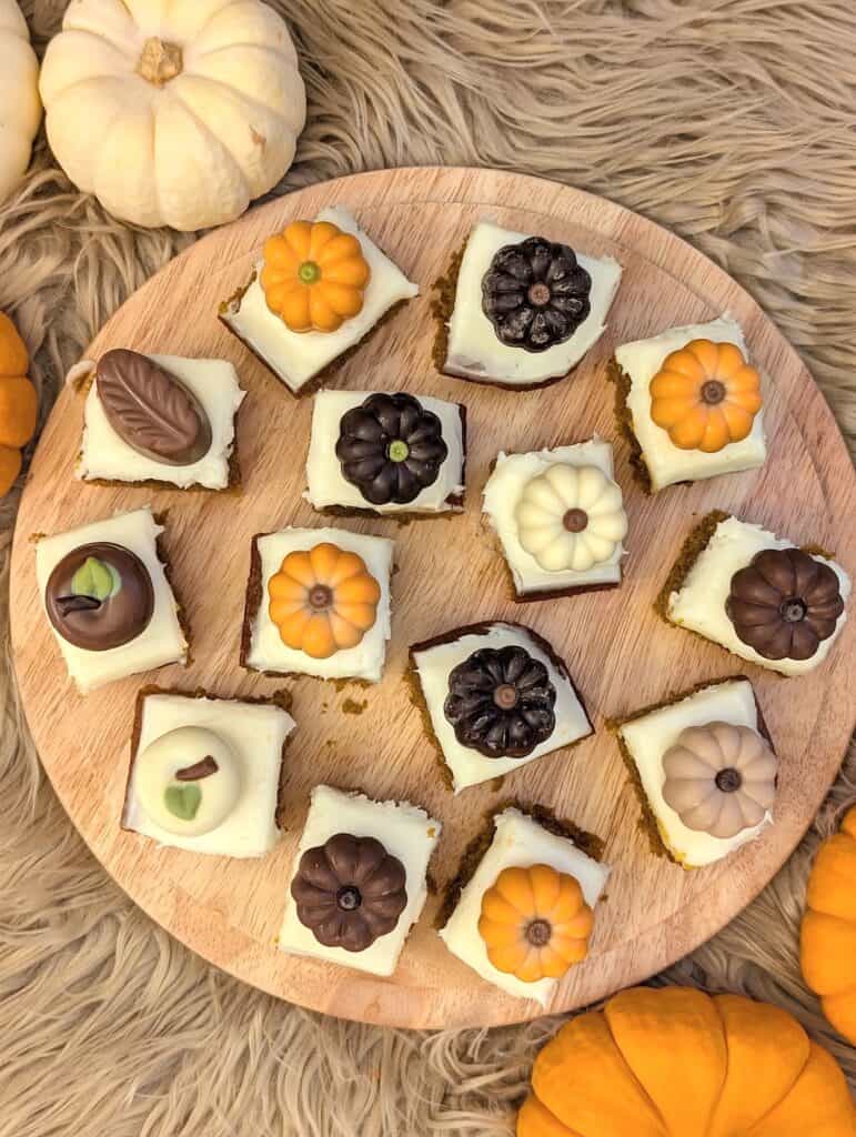 overhead shot of Trader Joe’s Sheet Cake Hack
