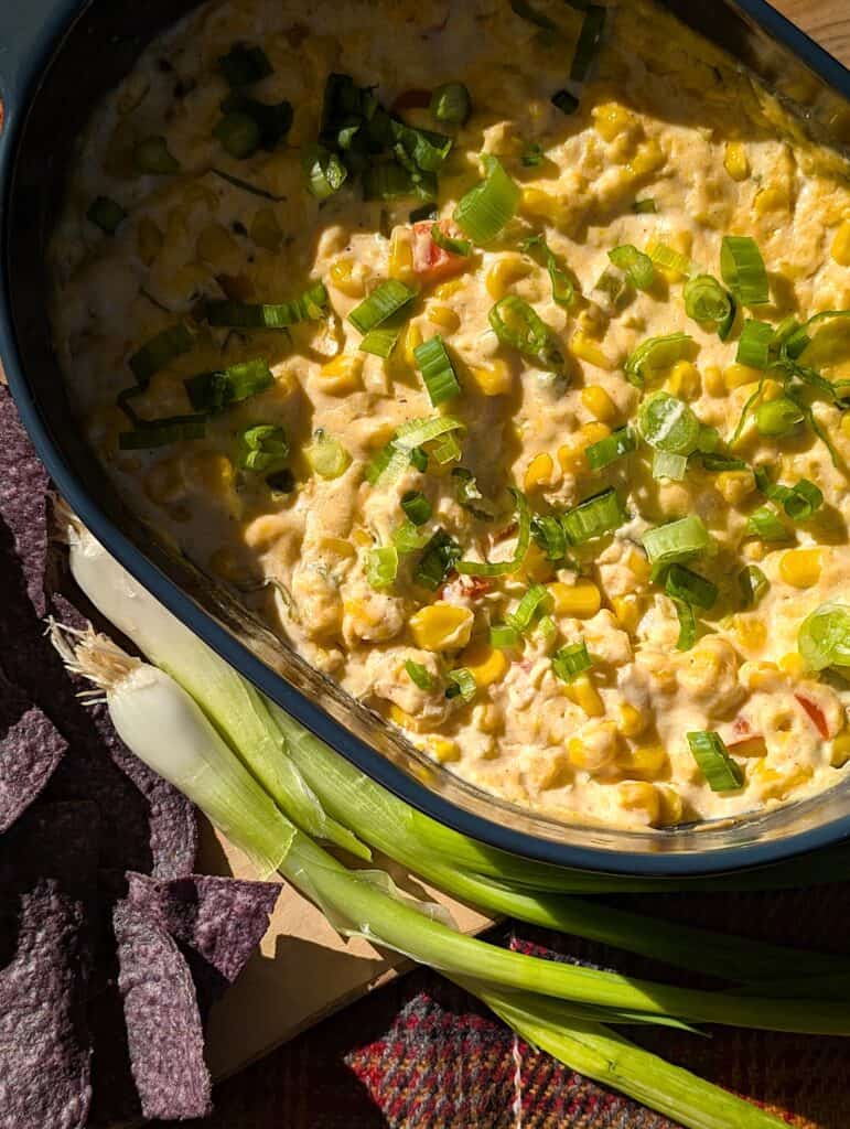 6 Easy Party Recipes: hot creamed corn dip