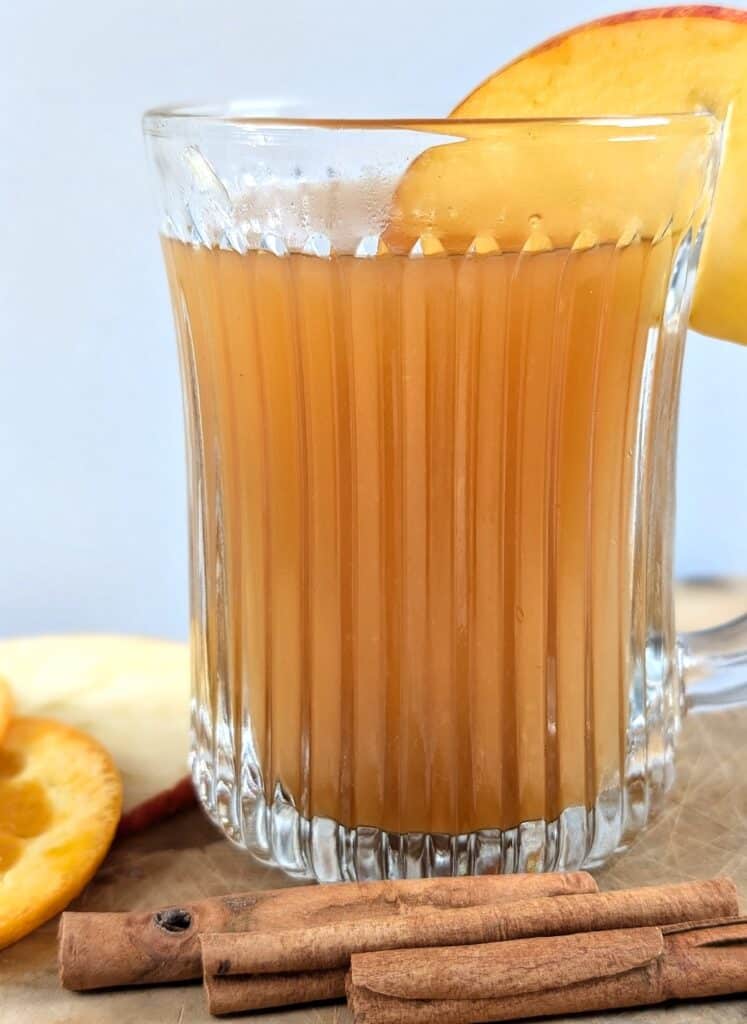 Spiked Fireball Apple Cider hot toddy