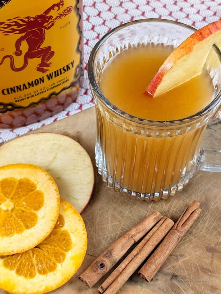 Big Batch Spiked Fireball Apple Cider Recipe hero image