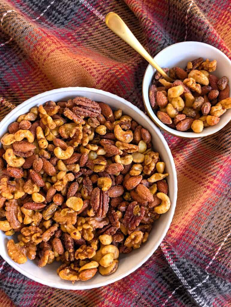 Candied Sweet and Spicy Nuts