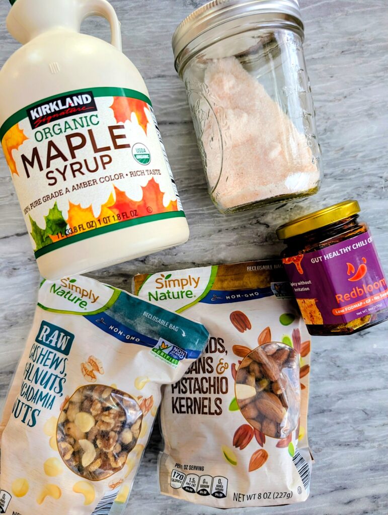 Sweet & Spicy Nuts ingredients