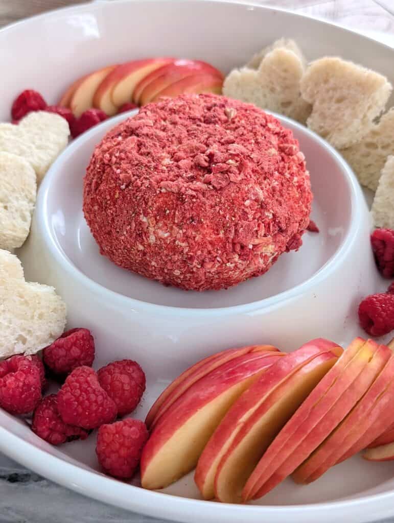 hero shot of finished of the cheese ball