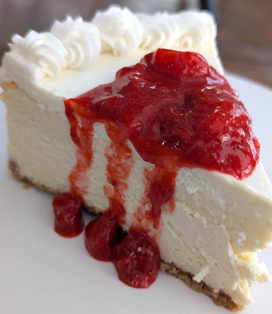 The Best Homemade Strawberry Topping for Cheesecake hero image